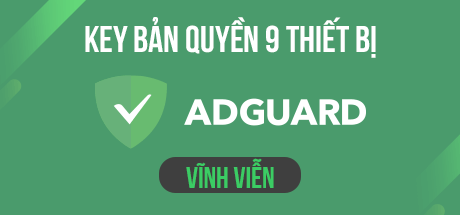Code  bản quyền AdGuard Vĩnh Viễn (9 Thiết bị)